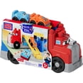 thumbnail image 2 of MEGA BLOKS First Builders Build & Race Rig Toy Blocks (19 Pieces) for Toddler, 2 of 6