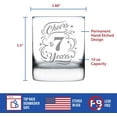 thumbnail image 5 of to 7 Years - Whiskey Rocks Glass Gifts for Women & Men - 7th Anniversary Party - 10.25 Oz Glasses, 5 of 5