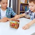 thumbnail image 5 of 3D Wooden Puzzle,My City Theme 3D Build Wooden Jigsaw Puzzle with LED Lights, DIY Craft Model Kit for Adults,DIY Wooden TV Ornament Creative Home Decor Gift, 5 of 5