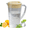 Beige, variant on Bxaolu 0.6-Gallon Slim Plastic Pitcher with Lid – Clear Water Jug with Spout, Iced Tea Pitcher for Fridge, Dishwasher/Freezer Safe, BPA & Phthalate Free – White