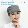 thumbnail image 4 of Yesbay Unisex Working Hat Dustproof Breathable Hollow Mesh Lightweight Prevent Hair Falling Food Products Factory Workers Workshop Cap Machinery Plant Hat, 4 of 8
