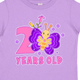 thumbnail image 4 of Inktastic 2 Years Old with Butterfly and Flowers Girls Toddler T-Shirt, 4 of 5