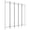 White, variant on vidaXL 3-Panel Room Divider Anthracite 47.2"x86.6" Fabric