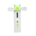 thumbnail image 1 of Ventilador de nebulización portátil 2 en 1 Humidificador de mano USB Ventilador eléctrico con pulverizador de agua humectante para la piel Jumpingount HA6665-02B, 1 of 6