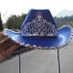 thumbnail image 1 of Sombrero de vaquero Soledad con tiara para disfraces Halloween azul, 1 of 10