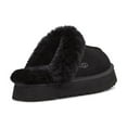 thumbnail image 4 of Ugg Disquette Women's Leather Fur Lined Chunky Slide Slippers, 4 of 4