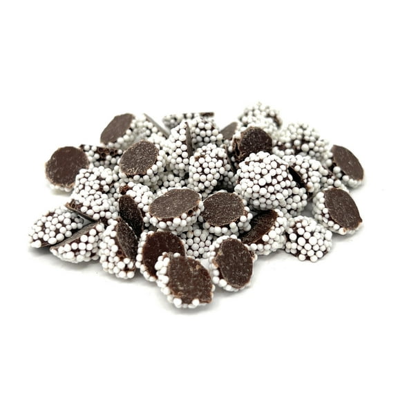 YANKEETRADERS® Mini Dark Chocolate Drops with White Nonpareils, 2 lbs.