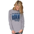 thumbnail image 3 of Earth Day Climate Change Go Green Plus Size Long Sleeve Graphic Tee Shirt Brisco Brands 2X, 3 of 5