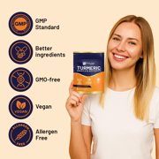 Turmeric Tablets 5400mg with Black Pepper, Ginger - Turmeric 95% Curcumin Supplements | 150 Easy Swallow Tablets (Not Capsules or Powder) - Letterbox Friendly - Made in UK - Prowise Healthcare