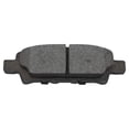 thumbnail image 5 of TRQ Rear Metallic Brake Pad & Performance Drilled Slotted Coated Rotor Kit, 5 of 6