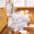 thumbnail image 1 of Sanrio-Llavero con forma de Rollo de Canela para niños, accesorios Kawaii, figuras de Anime, bolsa de escuela de peluche suave, decoración colgante, regalo, 1 of 4