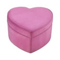 thumbnail image 2 of Rigoberto Velvet Storage Ottoman, Fuchsia, 2 of 8