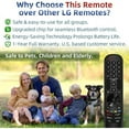 thumbnail image 4 of New replacement LG TV remote for all LG Smart TVs. MR22GA LG Magic Remote with pointer and voice control. Compatible with all 2018-2022 LG TVs. ultra high definition, 4 of 7