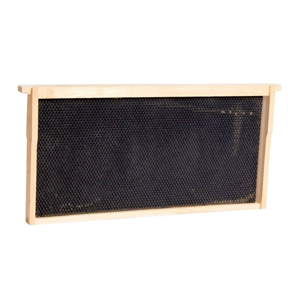 Stoney Acres Beekeeping Beehive Frame, Waxed Plastic Foundation, Deep Assembled, Honey Bee Hive, Amish Made