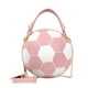 thumbnail image 1 of Bolsa de hombro redondo para mujer, de mano informal con cadena femenina en forma de baloncesto Ndcxsfigh Para Estrenar, 1 of 6