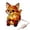 4.7IN, variant on Stained Glass Fox Table Lamps Warm Glow Halloween Night Light Cute Animal Fox Halloween Decor Bedroom Desktop Table Lamps Indoor Halloween Decorations Holiday Theme Halloween Night Light Ornament-M
