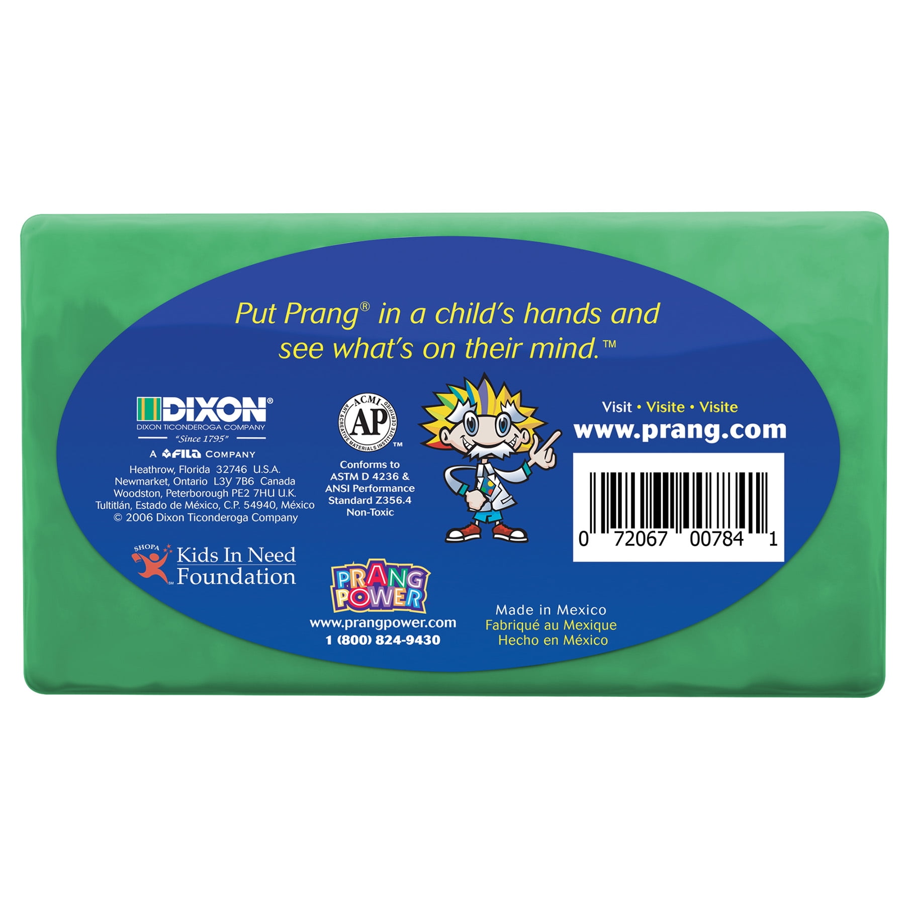 Prang Modeling Clay, 1 lb. Per Pack, Green, Pack of 12