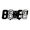 thumbnail image 1 of Graflsoa Modern 3D LED Digital Alarm Clock with Temperature Display, Multi-Function Wall/Tabletop Clock, Adjustable Brightness, ℃/℉ Switch, Ideal for Home & Office Use, 1 of 7