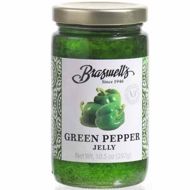 BRASWELL - Green Pepper Jelly 10.5OZ ( Pack of 6)