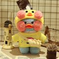 thumbnail image 1 of 30 cm coreano ins net rojo lindo Lala Fanfan Kawaii roto ácido úrico peque?o pato amarillo mu?eco de peluche, 1 of 2