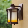 thumbnail image 3 of Outdoor Wall Sconce Waterproof Wall Mount Porch Light Fixture, IP65 Outside Glass Wall Lantern with E27 Socket, Vintage Exterior Wall Lamps for Garage Garden Patio Yard, 3 of 7