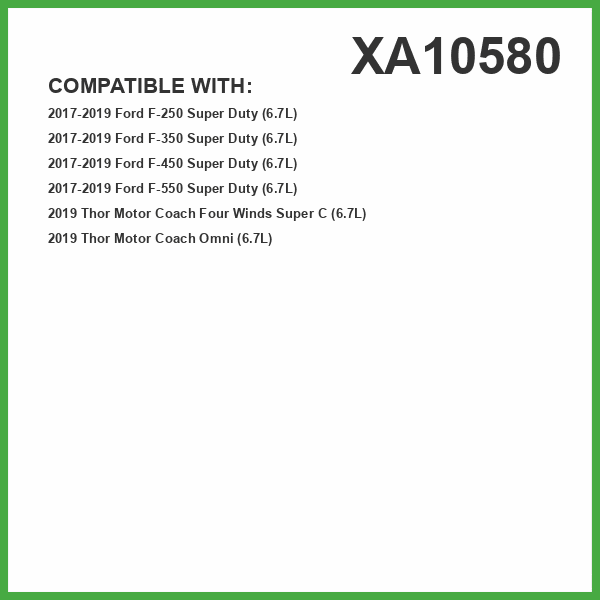 ECOGARD XA10580 Premium Engine Air Filter Fits 2017-2019 Ford F-250 Super Duty, F-350 Super Duty, F-550 Super Duty, F-450 Super Duty, 2019 Thor Motor Coach Four Winds Super C, Omni