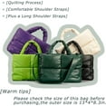 thumbnail image 3 of Women Large Quilted Puffer Tote Bag Soft Padded Down Winter Handbag Space Totes Puffer Shoulder Bag Pillow Shopper Bag, 3 of 6
