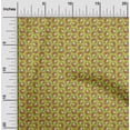 thumbnail image 2 of oneOone Velvet Yellow Fabric Florals Sewing Craft Projects Fabric Prints By Yard 58 Inch Wide, 2 of 4