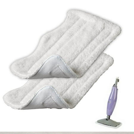 TSV 2pcs Replacement microfiber pads for Euro Pro Shark Steam Mop S3250 S3101