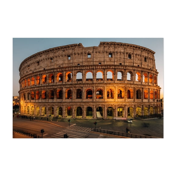 Colosseum 03 - Rome Lazio Italy Photography Unframed Wall Art Print 5 x 7 inches