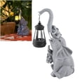 thumbnail image 6 of Xirurus Solar Elephant Garden Lantern – Mother & Toddler Resin Statue with Energy‑Saving Light, Weather‑Resistant Outdoor Decor, 6 of 9