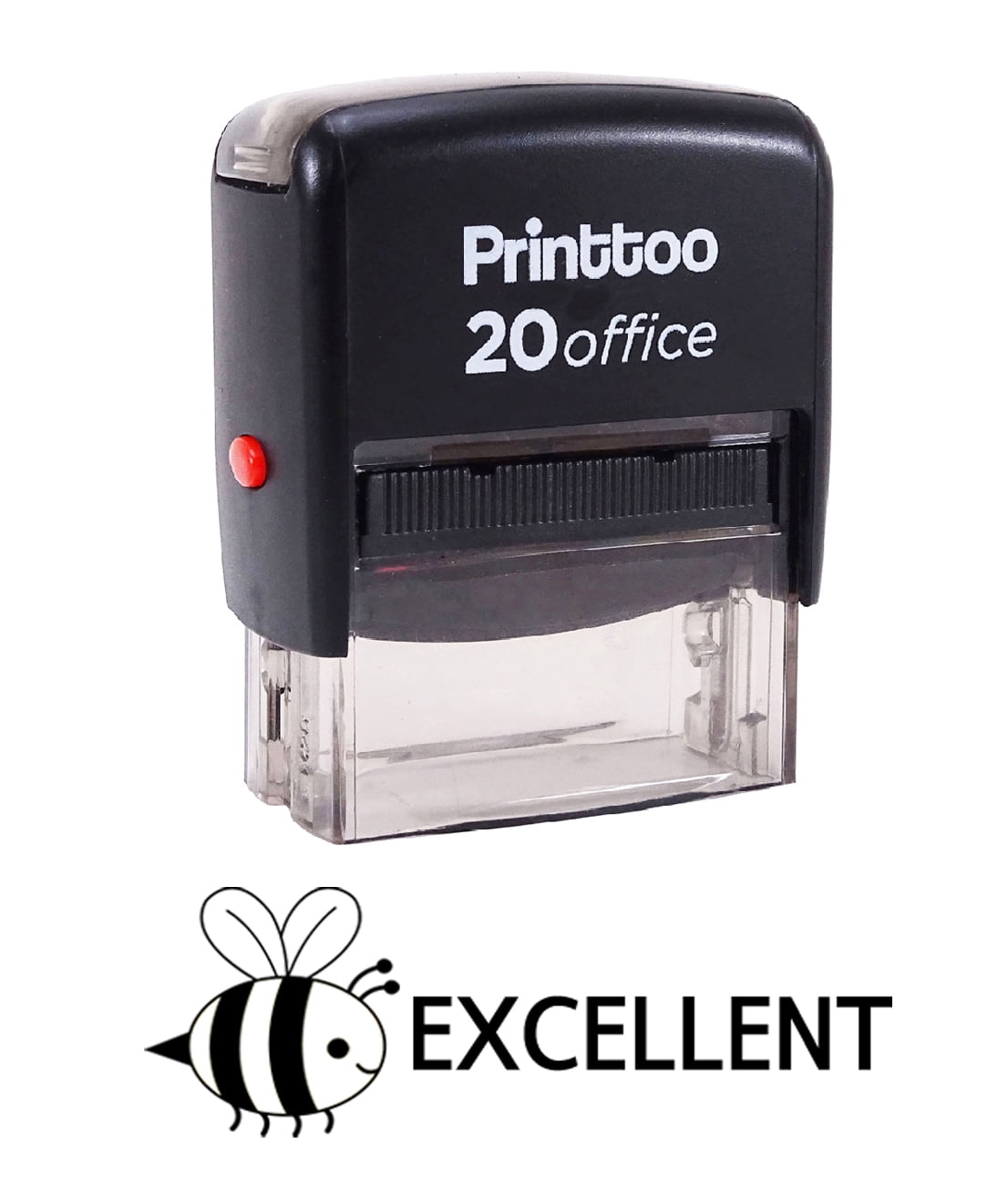 Printtoo Custom Stamp EXCELLENT Self Inking Office Stationary Rubber
