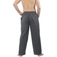 thumbnail image 2 of Pantalones de pijama de franela para hombre - Cómodos pantalones de algodón para dormir o descansar Adepaton CJWUS-3401, 2 of 4