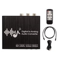 thumbnail image 4 of Convertidor de audio analógico digital, convertidor de audio metálico, extractor de audio óptico concéntrico para cine en casa, 4 of 9
