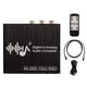 thumbnail image 4 of Convertidor de audio digital a analógico Adaptador convertidor de audio de metal Extractor de audio coaxial óptico para cine en casa, 4 of 14