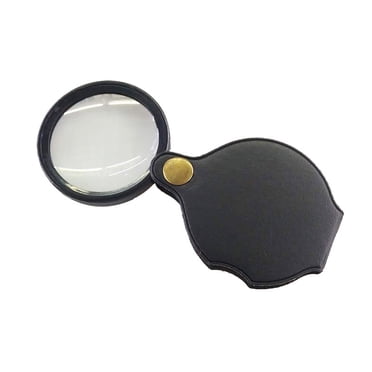 Pocket Magnifier for Presbyopic Aid, Stainless Steel Connection Ensures Durability & Portability, Ideal for Reading, Science, Antiques