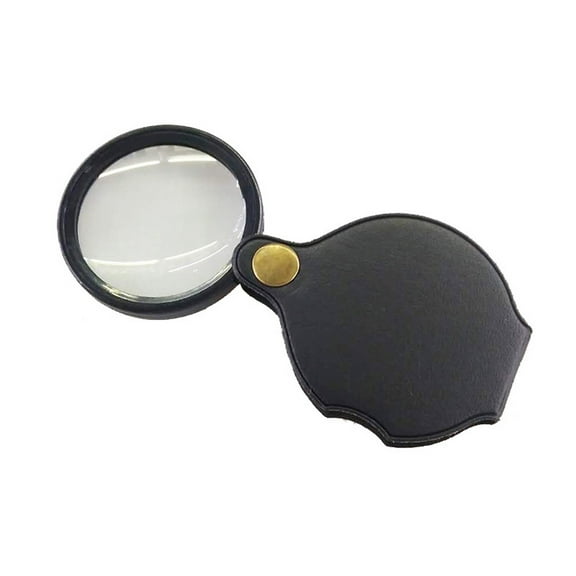 Pocket Magnifier for Presbyopic Aid, Stainless Steel Connection Ensures Durability & Portability, Ideal for Reading, Science, Antiques