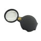 thumbnail image 1 of Lupa de bolsillo plegable Ficarrico 8X Mini Lupa de vidrio Bigeye con funda protectora giratoria negra para leer periódicos, libros, revistas y clases de ciencias, 1 of 8