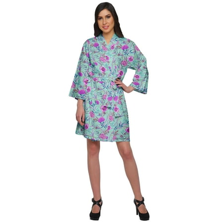 

Moomaya Short Kimono Robes For Women Kimono Cotton Robes For Women Plus Size