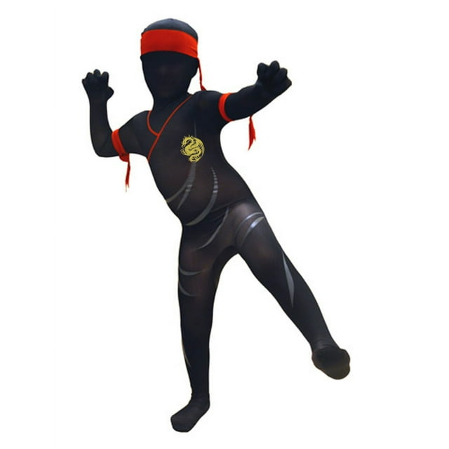 AltSkin Combinaison Intégrale en Spandex/Lycra (Enfants P, Ninja)