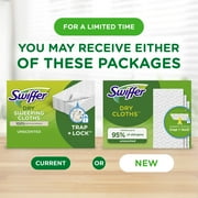 (12 pack) Swiffer Sweep + Mop, Dry Pads Refill, Floor Cleaner, Cleaning Cloths, Unscented, 32 Count
