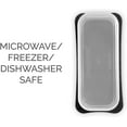 thumbnail image 6 of SIGNORA WARE Plastic Butter Dish with Lid Butter Holder Storage Container, Black, 6 of 7