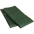 thumbnail image 1 of 400 Thread Count Égyptien Coton Roi Taie d'Oreiller Ensemble Solide Chasseur Vert, 1 of 1
