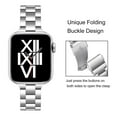 thumbnail image 3 of SOLOLUP Women Slim Stainless Steel Metal Bands For iWatch Ultra SE Series 9 8 7 6 5 4 3 2 1 Band, 14mm Wide Metal Strap Compatible with Apple Watch Bands 38mm 40mm 41mm 42mm 44mm 45mm 49mm, 3 of 12