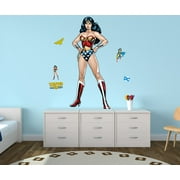 Wonder Woman Movable Vinyl DIY Wall Art Stickers Set - Walls, Windows, Doors