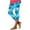 Multicolor-4, variant on LYEAA Yoga Leggings for Women Summer High Waisted Pant Breathable Floral Printed Beach Vacation Trousers
