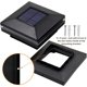 thumbnail image 5 of Poste de luz solar Maggift para exteriores 4x4 5x5 o 6x6 negro Paquete de 2, 5 of 7