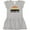 AC-Heather Grey, variant on Inktastic Madison Wisconsin Skyline Retro Sunset Girls Toddler Dress