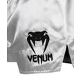 thumbnail image 2 of Shorts de Muay Thai Venum Standard Clásico Plateado Negro M, 2 of 2