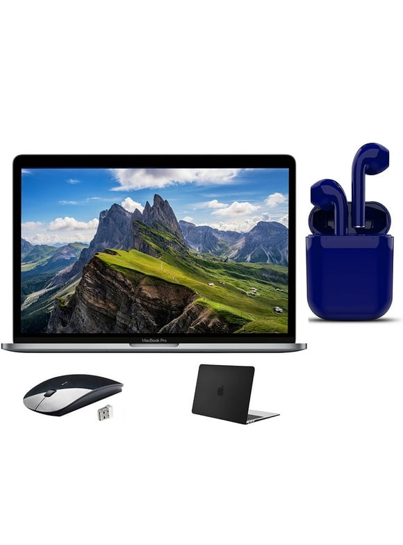Restored | Apple MacBook Pro | 15.4-inch | 16GB RAM | 256GB SSD | Bundle: USA Essentials Bluetooth/Wireless Airbuds, Black Case, Wireless Mouse By Certified 2 Day Express